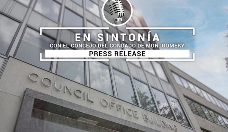 Montgomery County Spotlights DUI Awareness on "En Sintonía con el Concejo" Radio Show Friday