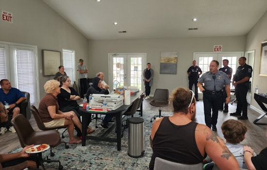Mooresville Police Host Safety Class at Brentwood Apartments to Educate and Engage with Residents