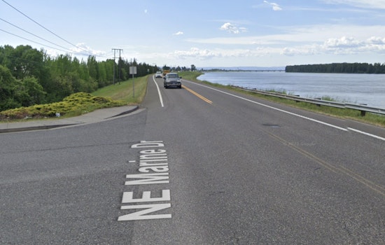 Motorcyclist Killed on Northeast Marine Drive in Collision, Speed a Suspected Factor