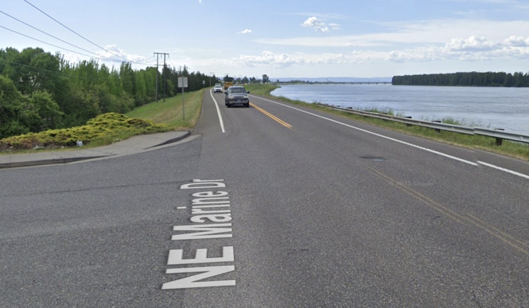 Motorcyclist Killed on Northeast Marine Drive in Collision, Speed a Suspected Factor