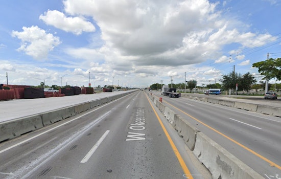 Multi-Vehicle Crash and Car Fire Stall Traffic on Florida Turnpike Near Okeechobee Road