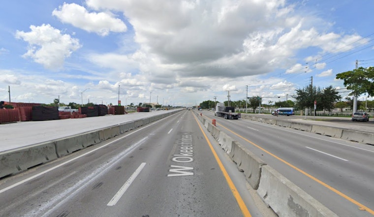 Multi-Vehicle Crash and Car Fire Stall Traffic on Florida Turnpike Near Okeechobee Road