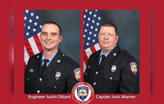 Murfreesboro Fire Rescue Department Promotes Two Veteran Members to Leadership Roles
