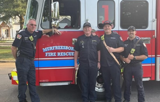 Murfreesboro Fire Rescue Heroes Engage Community on National Night Out, Depart to Answer Call of Duty