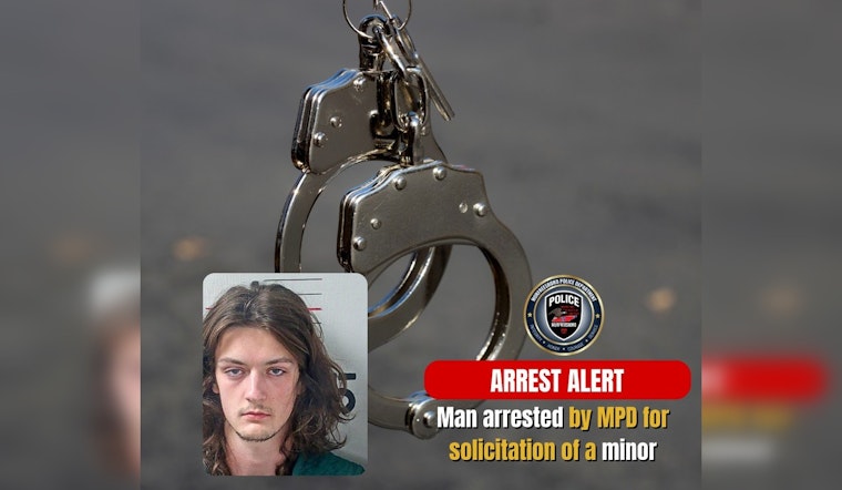Murfreesboro Man Arrested for Alleged Solicitation of a Minor After Online Conversations Lead to Restaurant Meeting