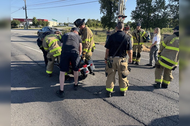 Murfreesboro Morning Commute Hampered by Motorcycle-Car Collision on NW Broad Street