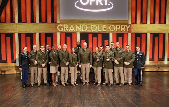 Nashville's Grand Ole Opry House Hosts Commissioning of 21 New Officers into Tennessee Army National Guard
