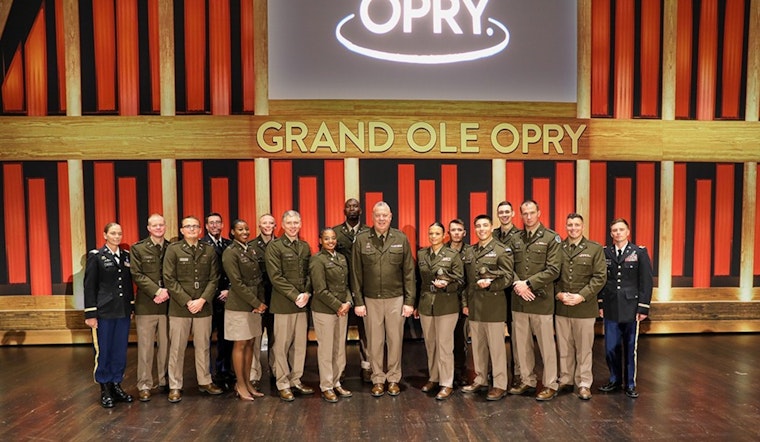Nashville's Grand Ole Opry House Hosts Commissioning of 21 New Officers into Tennessee Army National Guard