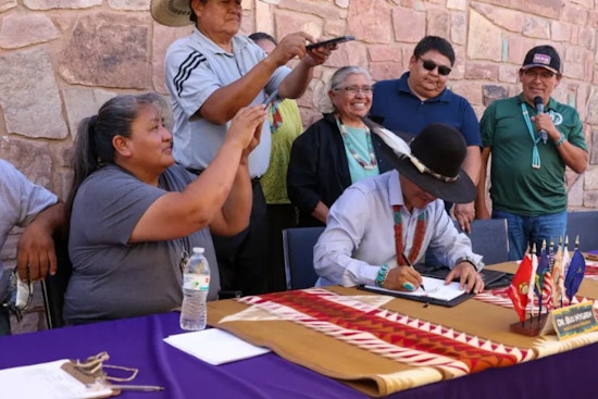 Navajo Nation President Buu Nygren Renews Key Lease with Red Mesa Trading, Bolstering Economic Growth in Bodaway Gap