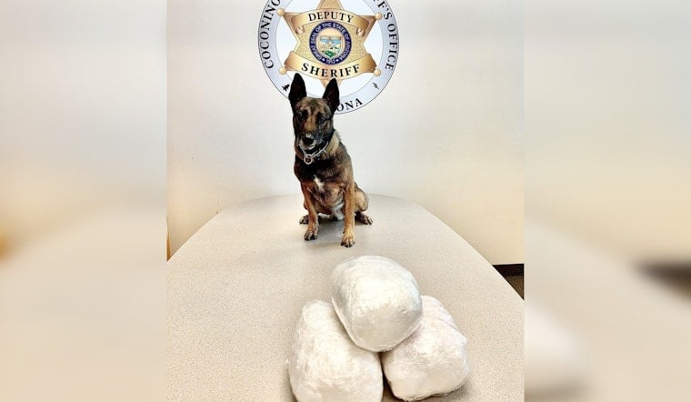 Nearly 30 Pounds of Meth Seized During Nighttime Traffic Stop Near Flagstaff, Suspect Charged