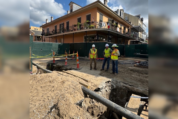 New Orleans' French Quarter Sees Progress on St. Peter Street Infrastructure Project