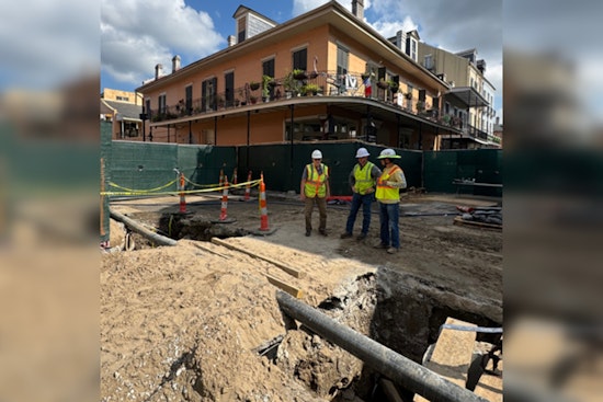 New Orleans' French Quarter Sees Progress on St. Peter Street Infrastructure Project
