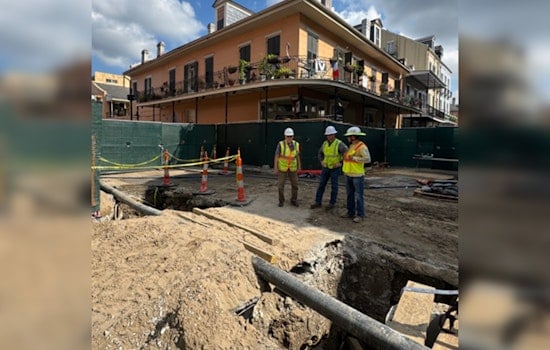 New Orleans' French Quarter Sees Progress on St. Peter Street Infrastructure Project