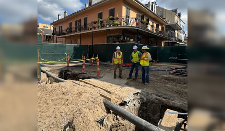 New Orleans' French Quarter Sees Progress on St. Peter Street Infrastructure Project