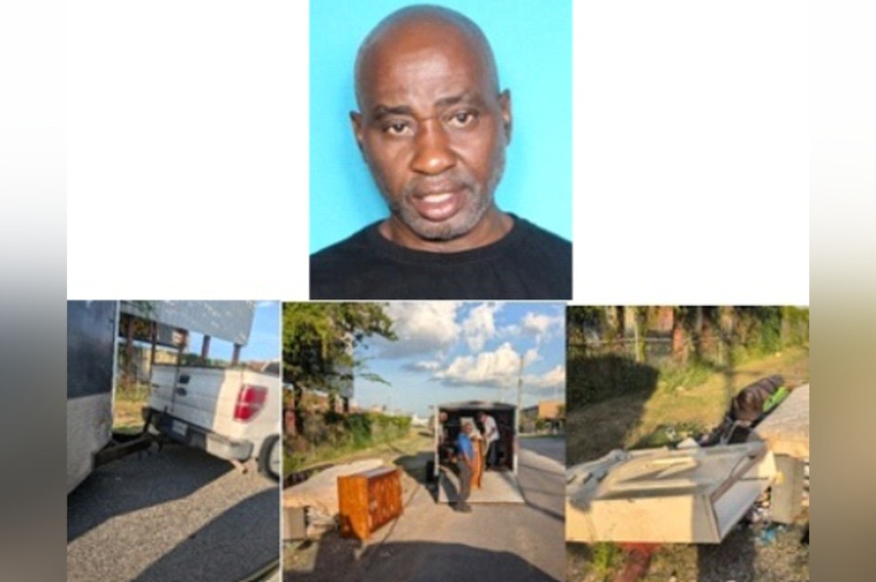 New Orleans Police Seek Public's Help in Locating Man Accused of Illegal Dumping on City Streets