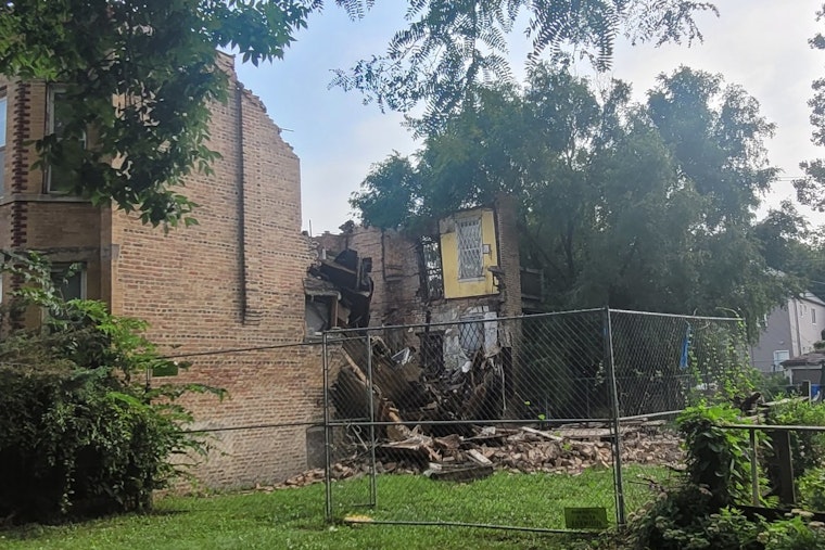 No Injuries as Vacant Building Collapses in Englewood, Authorities Investigating Cause