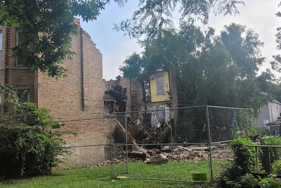 No Injuries as Vacant Building Collapses in Englewood, Authorities Investigating Cause