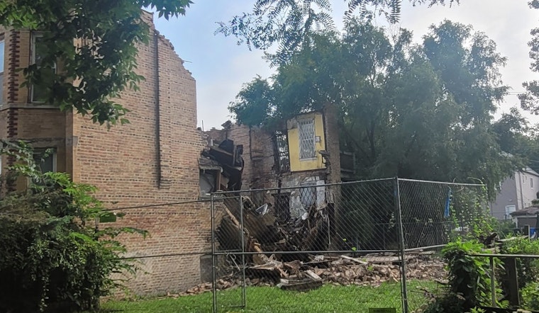 No Injuries as Vacant Building Collapses in Englewood, Authorities Investigating Cause