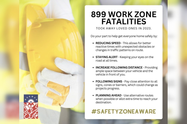Norman City Officials Urge Public to Prioritize Safety in Work Zones Amid Rising Accident Statistics