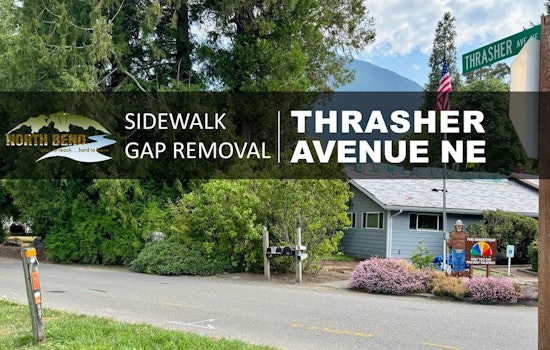 North Bend to Begin Sidewalk Gap Removal on Thrasher Avenue NE