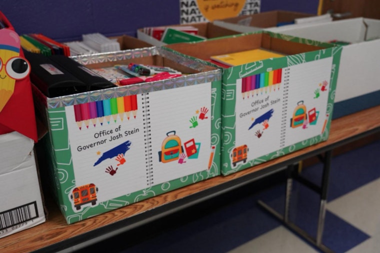 North Carolina Governor Josh Stein Distributes Supplies at Tarboro's Middle School Amid Legislative Budget Concerns