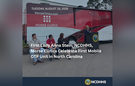 North Carolina Launches First Mobile Opioid Treatment Program to Expand Access in Rural Areas