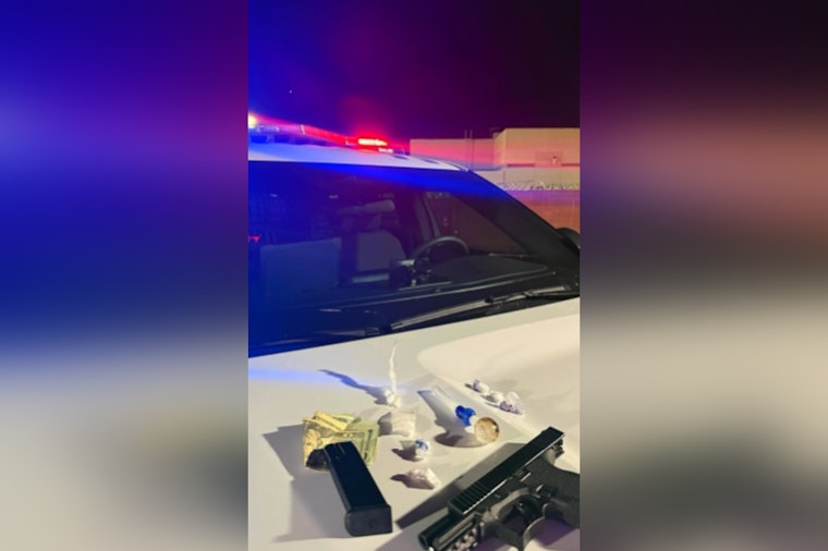 North Las Vegas Police Nab Suspect with Ghost Gun and Drugs in Late-Night Sweep