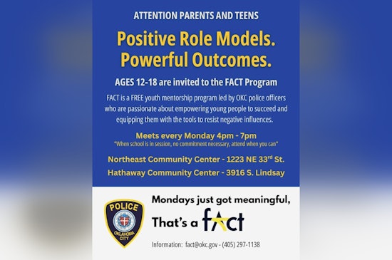 Oklahoma City Police Department Launches FACT Program for Youth Mentorship and Community Engagement