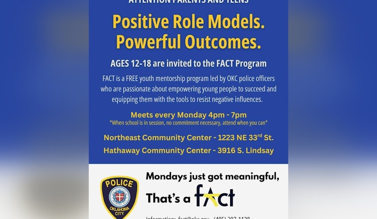 Oklahoma City Police Department Launches FACT Program for Youth Mentorship and Community Engagement