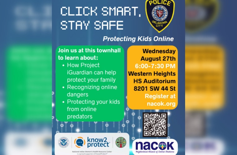 Oklahoma City Police Host 'Protecting Kids Online' Town Hall to Strengthen Cybersecurity for Children