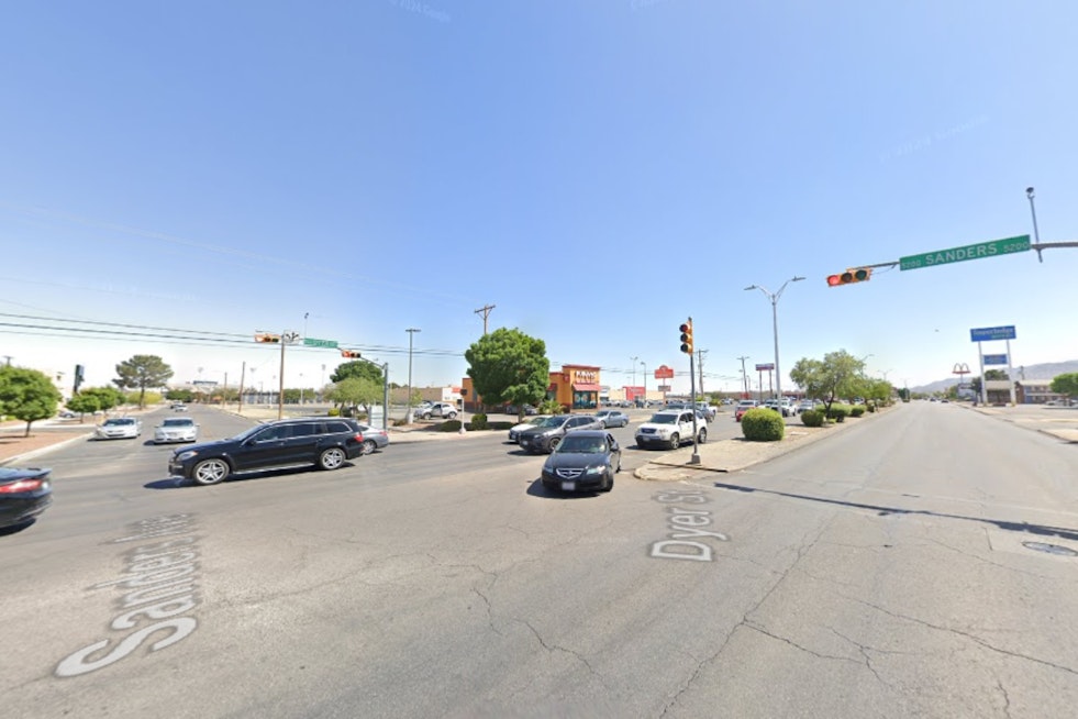 One Seriously Injured as Vehicle Hits Tree in Northeast El Paso, Intersection at Sanders and Dyer Closed for Investigation