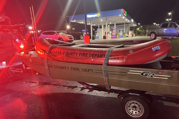 Over 100 Evacuated as Floodwaters Inundate Catoosa County, Swift Water Rescue Teams Respond in Fort Oglethorpe