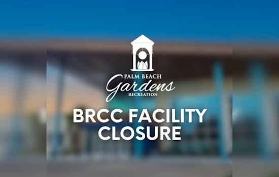 Palm Beach Gardens Announces Temporary Closure of Burns Road Community Center for Maintenance