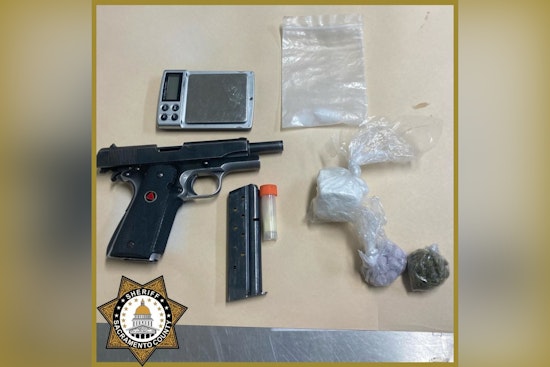 Parolee in Possession of Firearm and Narcotics Arrested After South Sacramento Car Chase