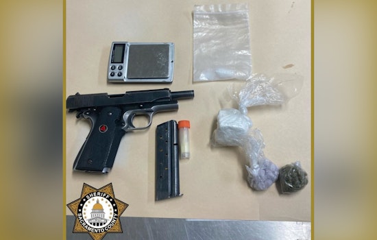 Parolee in Possession of Firearm and Narcotics Arrested After South Sacramento Car Chase