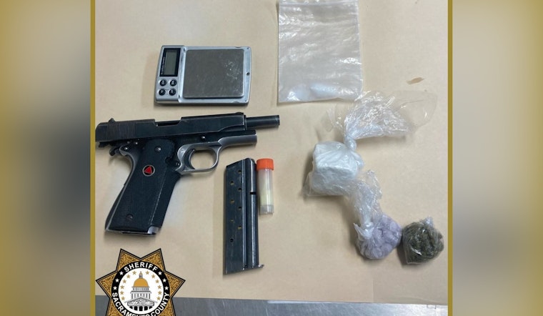 Parolee in Possession of Firearm and Narcotics Arrested After South Sacramento Car Chase