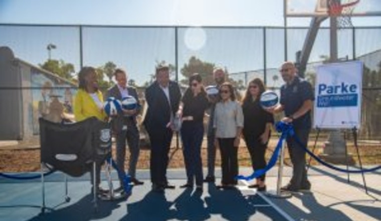 Pasadena Celebrates New Parke Groundwater Well and Revamped Basketball Courts at Villa Parke