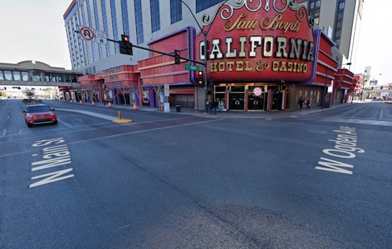Pedestrian Hospitalized After Being Struck by Vehicle in Downtown Las Vegas, Roads Closed for Investigation