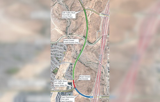 Peoria Traffic Alert: Major Construction at Happy Valley and Vistancia Blvd to Disrupt Commutes for Six Weeks