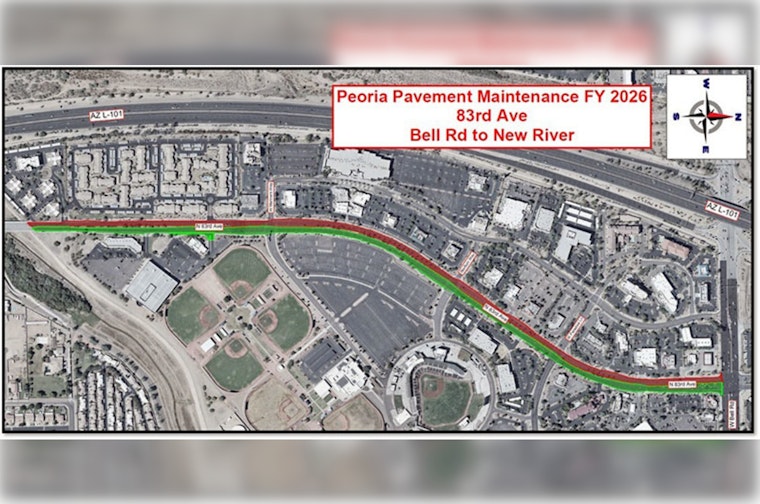 Peoria's P83 Entertainment District Faces Traffic Restrictions Amid Street Improvement Works