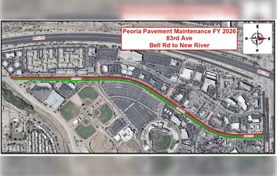 Peoria's P83 Entertainment District Faces Traffic Restrictions Amid Street Improvement Works
