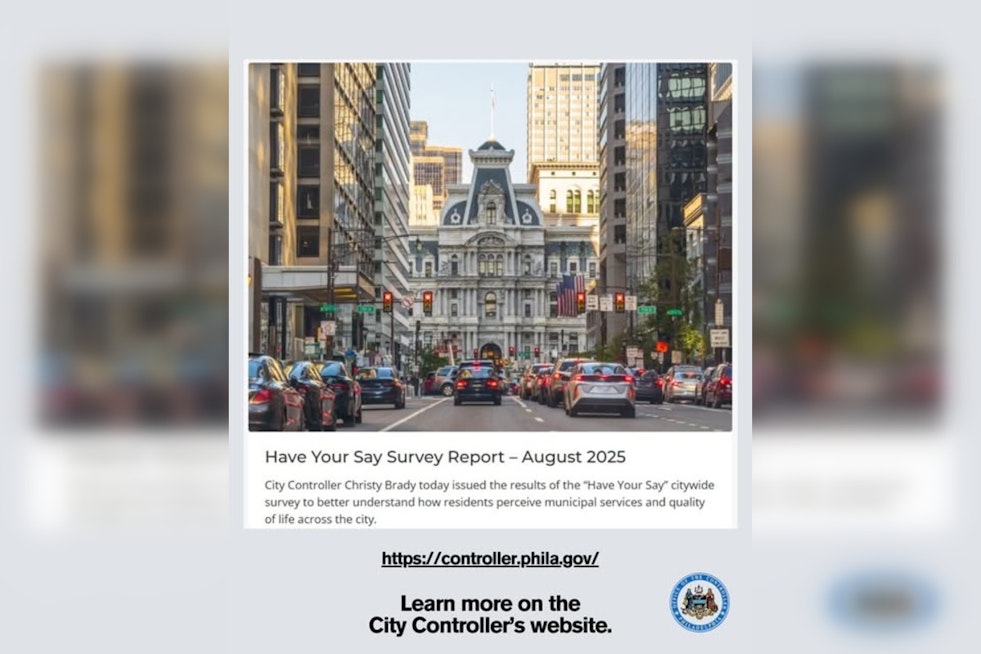 Philadelphia City Controller Reveals Citizen Feedback on Local Services in "Have Your Say" Survey
