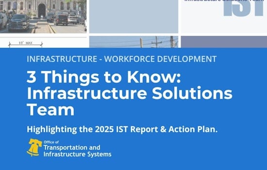 Philadelphia's Infrastructure Solutions Team Unveils 2025 Report & Action Plan for Urban Improvement