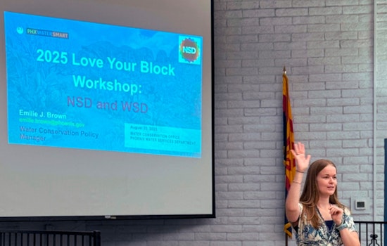 Phoenix Dedicates $40,000 to Neighborhood Sustainability Projects Focusing on Water Conservation