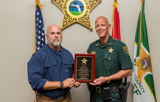Pinellas County Sheriff's Office Bids Farewell to Captain Randy Corlett After 39 Years of Service