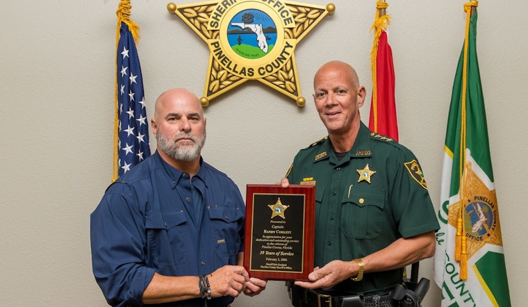 Pinellas County Sheriff's Office Bids Farewell to Captain Randy Corlett After 39 Years of Service