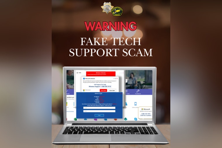 Placer County Sheriff Warns of Increasing Tech Support Scams Targeting Seniors