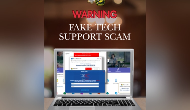 Placer County Sheriff Warns of Increasing Tech Support Scams Targeting Seniors