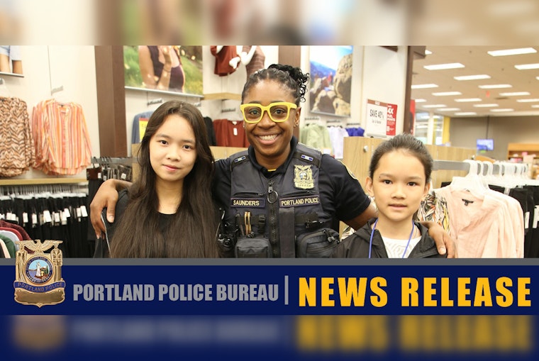 Portland's "Shop With A Cop" Event to Outfit 250 Children for School Year in Collaboration with Sunshine Division, Local Police, and Fred Meyer