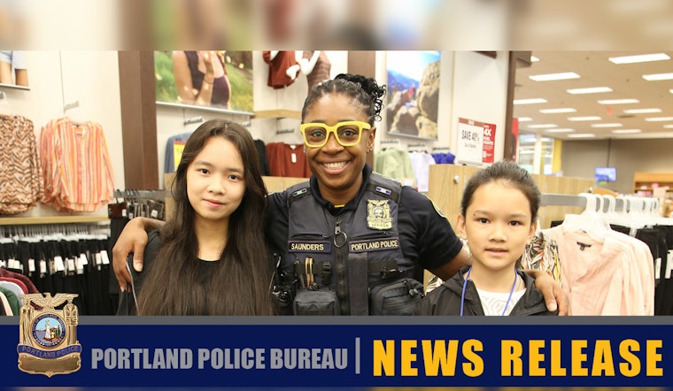Portland's "Shop With A Cop" Event to Outfit 250 Children for School Year in Collaboration with Sunshine Division, Local Police, and Fred Meyer
